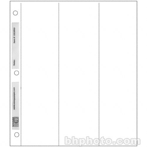 Savage Film-Vue Archival Storage Page for Negatives-120 - 25 Pack