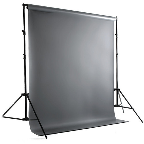 Savage Infinity Solid Vinyl Background and Port-A-Stand Kit (Photo Gray, 5 x 12')
