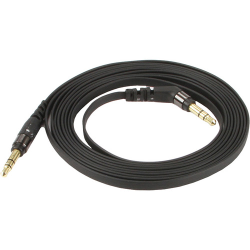 Scosche flatOUT - Flat Audio Cable (Black, 6')