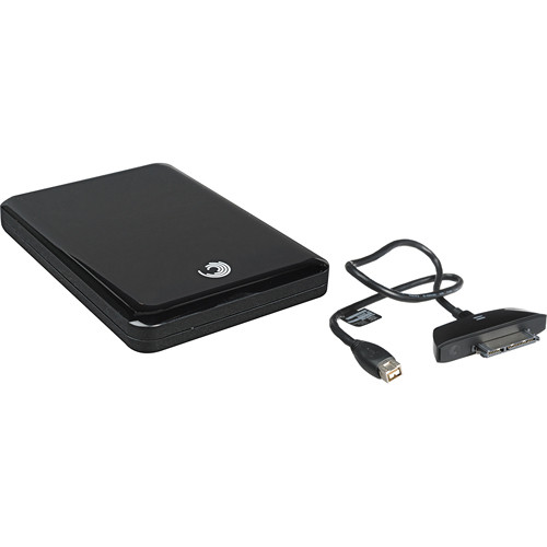 Seagate 1TB FreeAgent GoFlex Ultra-Portable USB 3.0 Hard Drive with FireWire-800 Adapter