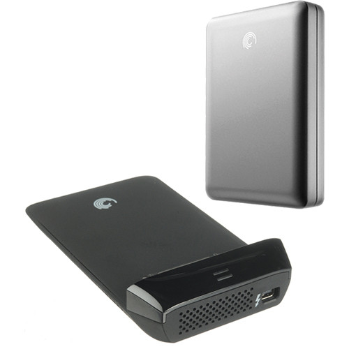 Seagate 1TB GoFlex for Mac Ultra-Portable Hard Drive with Thunderbolt Adapter Kit