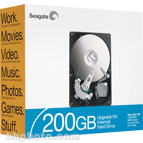 Seagate Barracuda 200GB PATA Hard Drive - 8MB Buffer