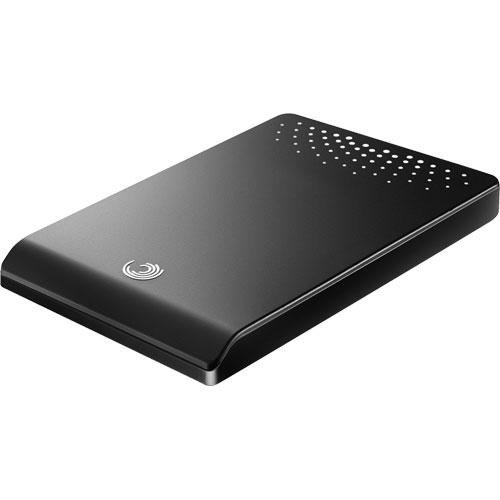 Seagate 750GB FreeAgent Go Portable Hard Drive (Tuxedo Black)