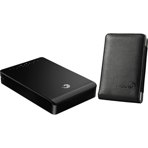 Seagate FreeAgent Go USB Portable Hard Drive Kit (1TB, Black)