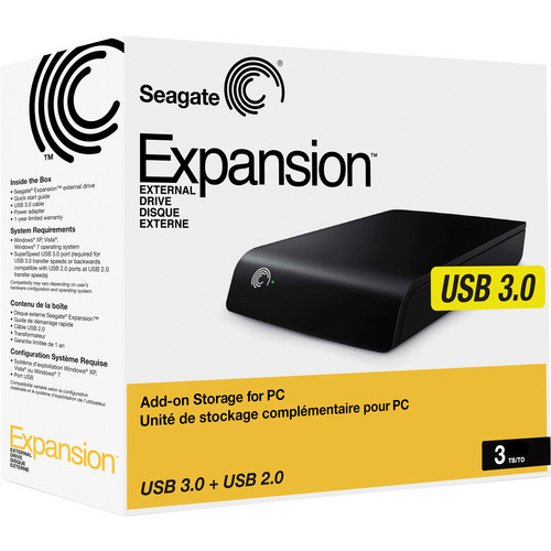 Seagate 3 TB Expansion External Hard Drive