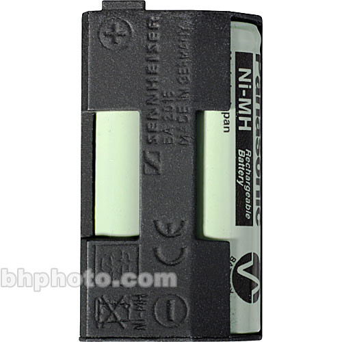 Batterie Rechargeable Ni-MH 60 MAh / 2,4V - Compatible Sennheiser BA150, BA151, BA152 - Lot De 2