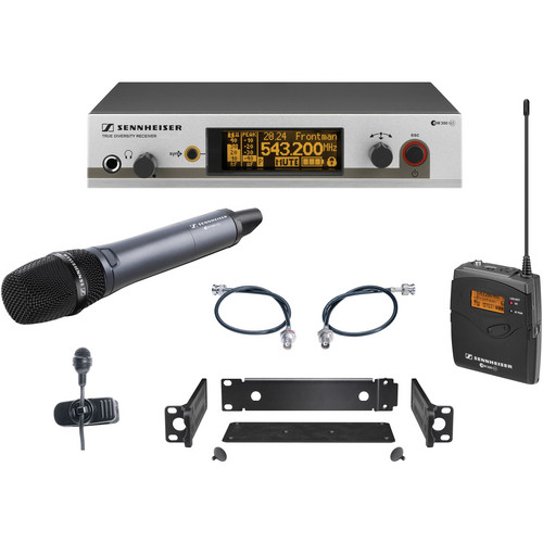 Sennheiser EW322/365 G3 Wireless System with Handheld and Lavalier Microphones (A: 516-558MHz)
