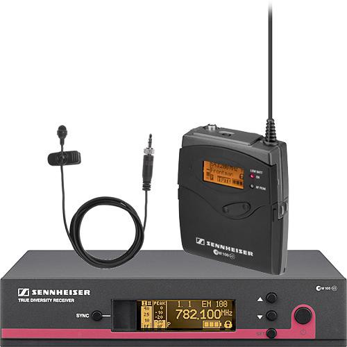 Sennheiser ew 110 G3 LE Wireless Bodypack Microphone System with ME2 Lavalier Mic - B2 (626-662 MHz)