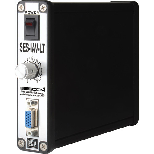 Sescom SES-iAV-LT Component Video & Stereo Audio Play-Out Device (Black)