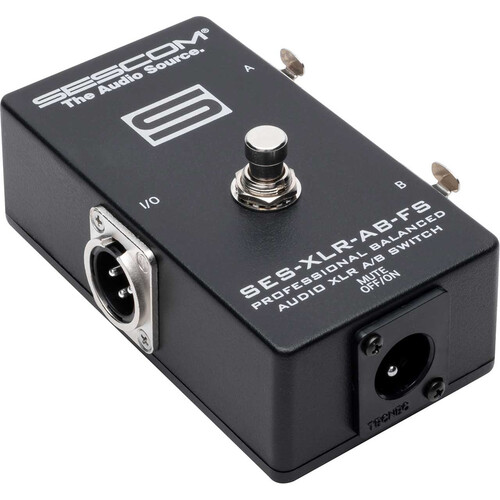 Sescom Balanced XLR A/B Passive Foot Switch
