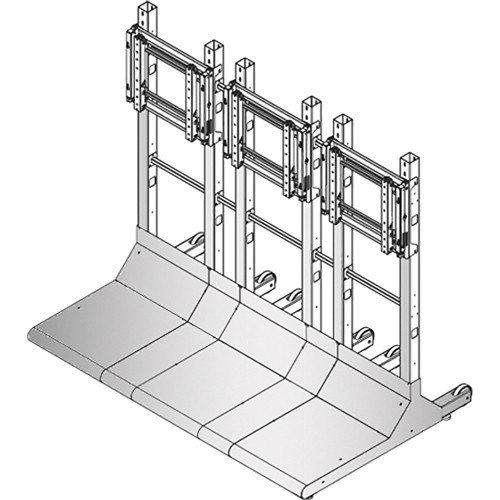 Sharp Bundled Hardware for Free Standing Displays (3 x 1)