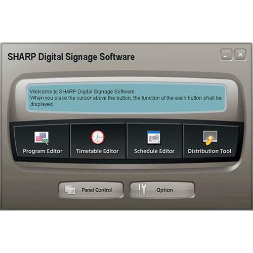 Sharp PN-SS02 Sharp Digital Signage Software (SDSS) Network Version