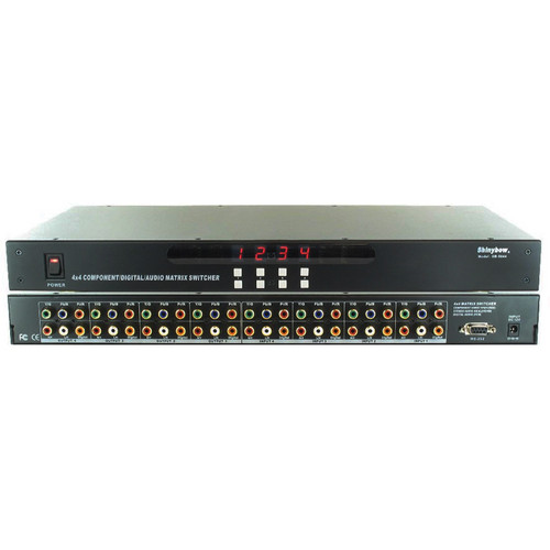 Shinybow SB-5644 4 x 4 HDTV Component / Digital / Audio Matrix Routing Switcher