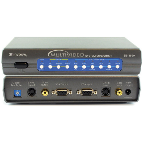 Shinybow SB-3690 NTSC to PAL / PAL to NTSC Multi Video Digital Converter