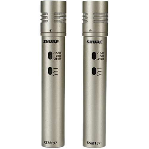 Shure KSM137/SL ST PAIR Cardioid Microphone KSM137/SL STEREO B&H
