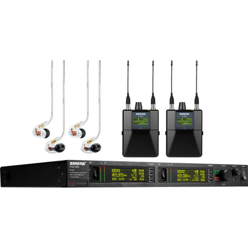 Shure PSM 1000 Personal Monitor Dual System P10TR425CL-J8 B&H