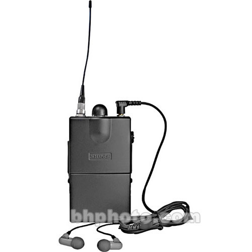 Shure P6RE3 Wireless Bodypack Receiver with E3 for Use with PSM600 (HE - 655.250 / 656.500 MHz)