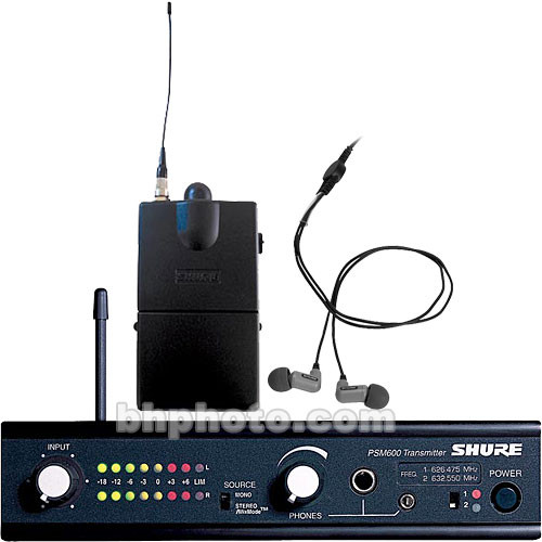 Shure P6TRE3 - PSM 600 Wireless In-Ear Monitors