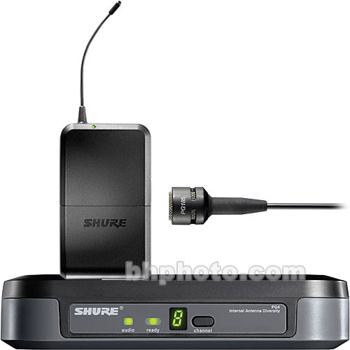 Shure PG Series Wireless Lavalier Microphone System (K7 / 590 - 602 MHz )
