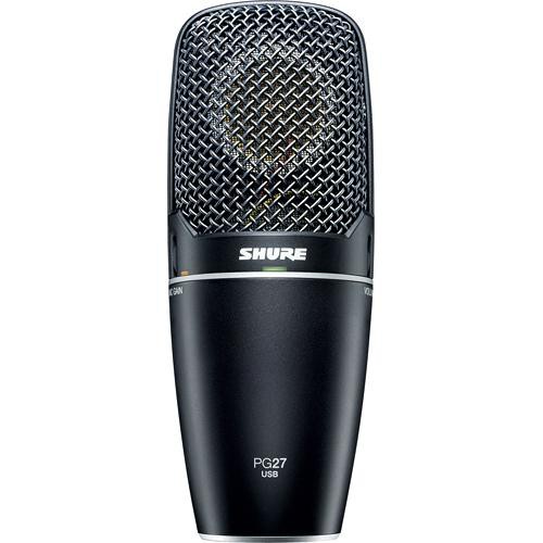 Shure PG27USB Cardioid Condenser Vocal Microphone with USB Connection
