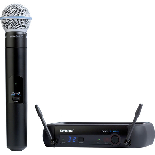 Shure PGXD24/BETA58 Digital Wireless Handheld PGXD24/BETA58-X8