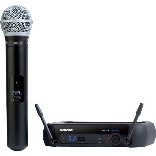 Shure PGXD24/PG58 Digital Wireless Handheld PGXD24/PG58-X8 B&H
