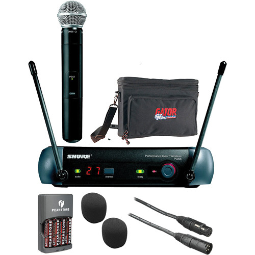 Shure PGX Series Basic Wireless Handheld Microphone Kit (H6 / 524 - 542 MHz)