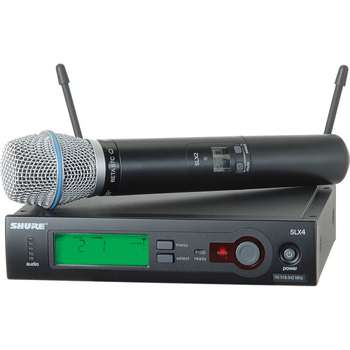 Shure SLX Series Wireless Microphone System (L4/638 - 662MHz )