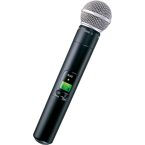 Shure SLX2/SM58 Handheld Wireless Microphone SLX2/SM58-J3 B&H