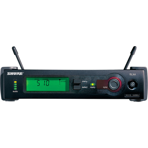 Shure SLX4 Wireless Receiver (H5: 518 to 542 MHz) SLX4-H5 B&H
