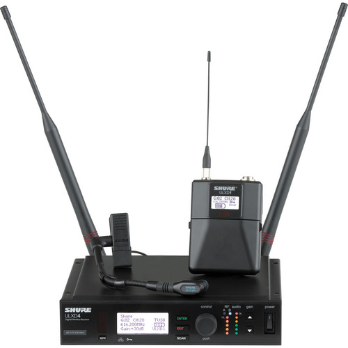 Shure ULX-D Digital Wireless Instrument Microphone System