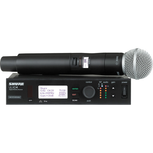 Shure ULX-D Digital Wireless Handheld Microphone ULXD24/SM58-L50