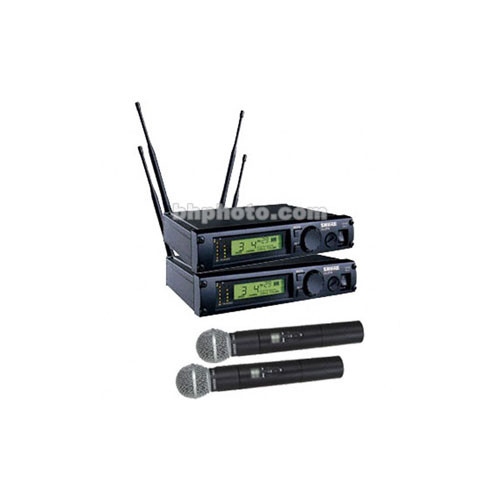 Shure ULX Professional Series Dual Wireless Handheld Microphone System (Frequency M1 / 662 - 698 MHz)