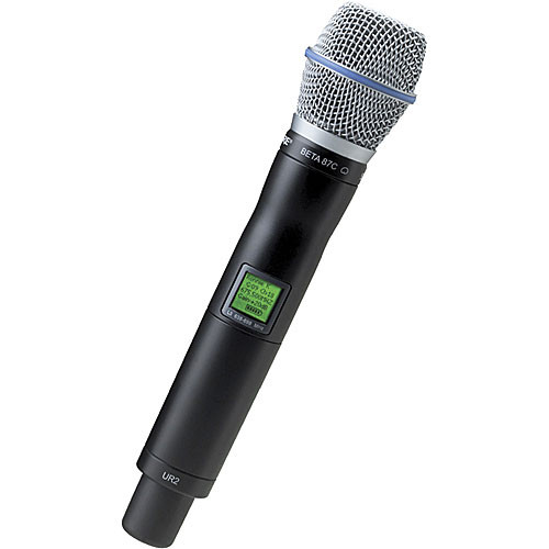 Shure UR2 Handheld Wireless Microphone Transmitter with Beta 87C