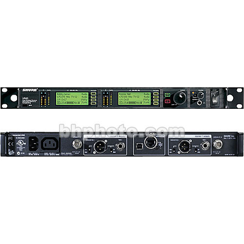 Shure UR4D Dual Diversity Wireless Microphone Receiver (H4/518-578MHz)