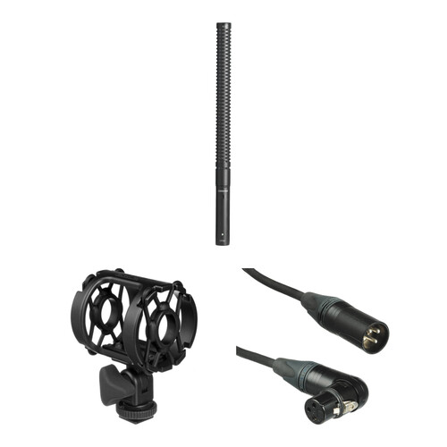 Shure VP89M Medium Shotgun Microphone Kit with Shockmount and XLR Cable