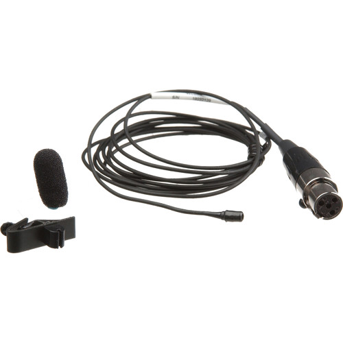 Shure B6 Omnidirectional Lavalier Microphone for Shure Transmitters (Black)