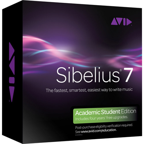 Sibelius 7 - Music Notation Software (Educational Student)