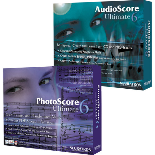 Sibelius PhotoScore/AudioScore Ultimate 6 Bundle - Scanning and Transcription Software
