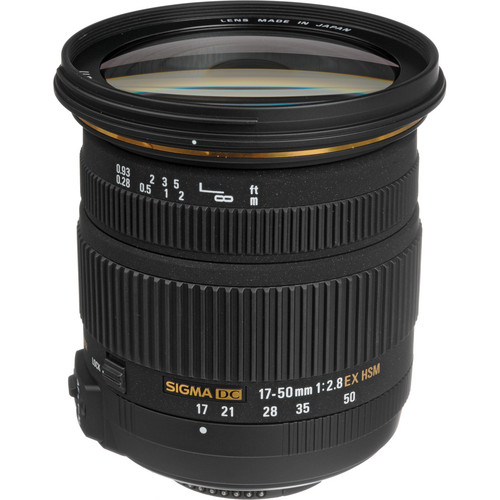 SIGMA ZOOM 17-50mm 1:2.8 EX HSM 専用ケース付き Sigma 17-50mm f/2.8 EX DC OS HSM Lens for Nikon F B&H Photo