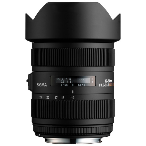 Sigma 12-24mm f/4.5-5.6 DG HSM II Lens (For Canon)