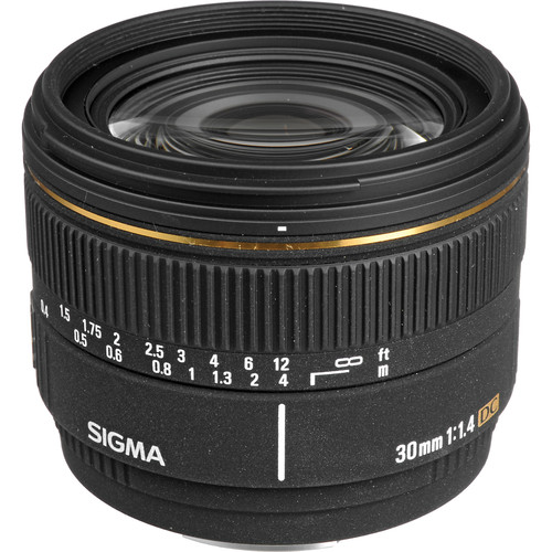 Sigma 30mm f/1.4 EX DC Autofocus Lens for Digital Camera