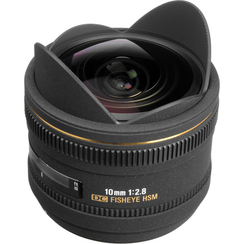 Sigma 10mm f/2.8 EX DC HSM Fisheye Lens for Nikon DX 477-306 B&H