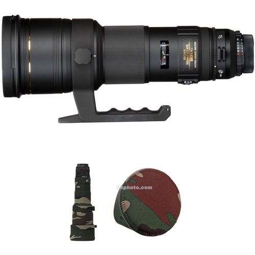 Sigma 500mm f/4.5 EX DG APO HSM Autofocus Lens for Nikon AF Lens Kit B