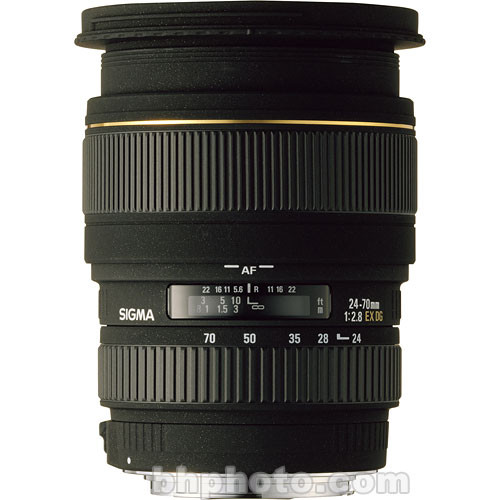 Sigma 24-70mm f/2.8 (D) EX DG Macro DF Autofocus Lens 548205 B&H