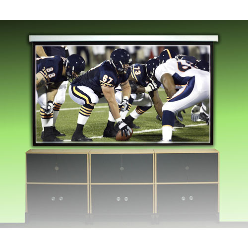 Sima Model SMS-120, Motorized Front Projection Screen - 120" Viewing Area - HDTV Format (16:9 Aspect Ratio) (Dual White/Gray)