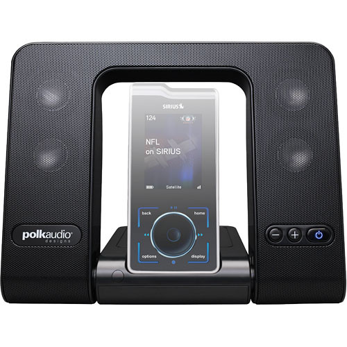 Sirius Satellite Radio miDock Portfolio Portable Audio System for Sirius Stiletto (Black)