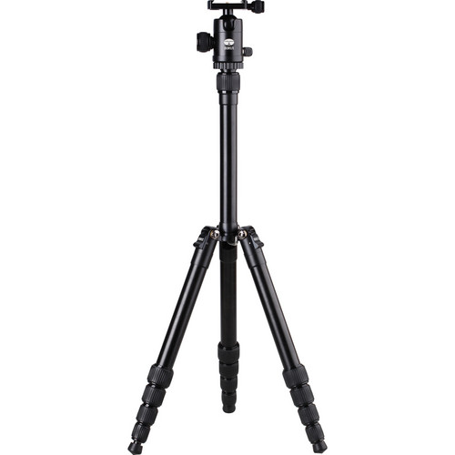 Sirui T-005 5-Section Aluminum Tripod with C-10 Ball Head - Black