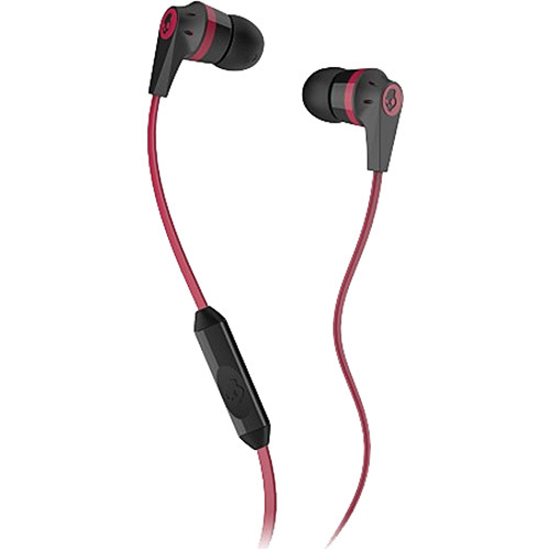 Skullcandy INK'D 2 Earbud Headphones (Black and Red)