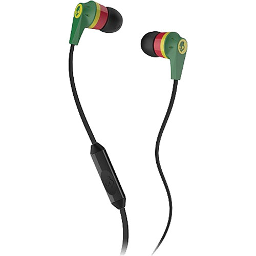 Skullcandy INK'D 2 Earbud Headphones (Rasta) S2IKDY-102 B&H